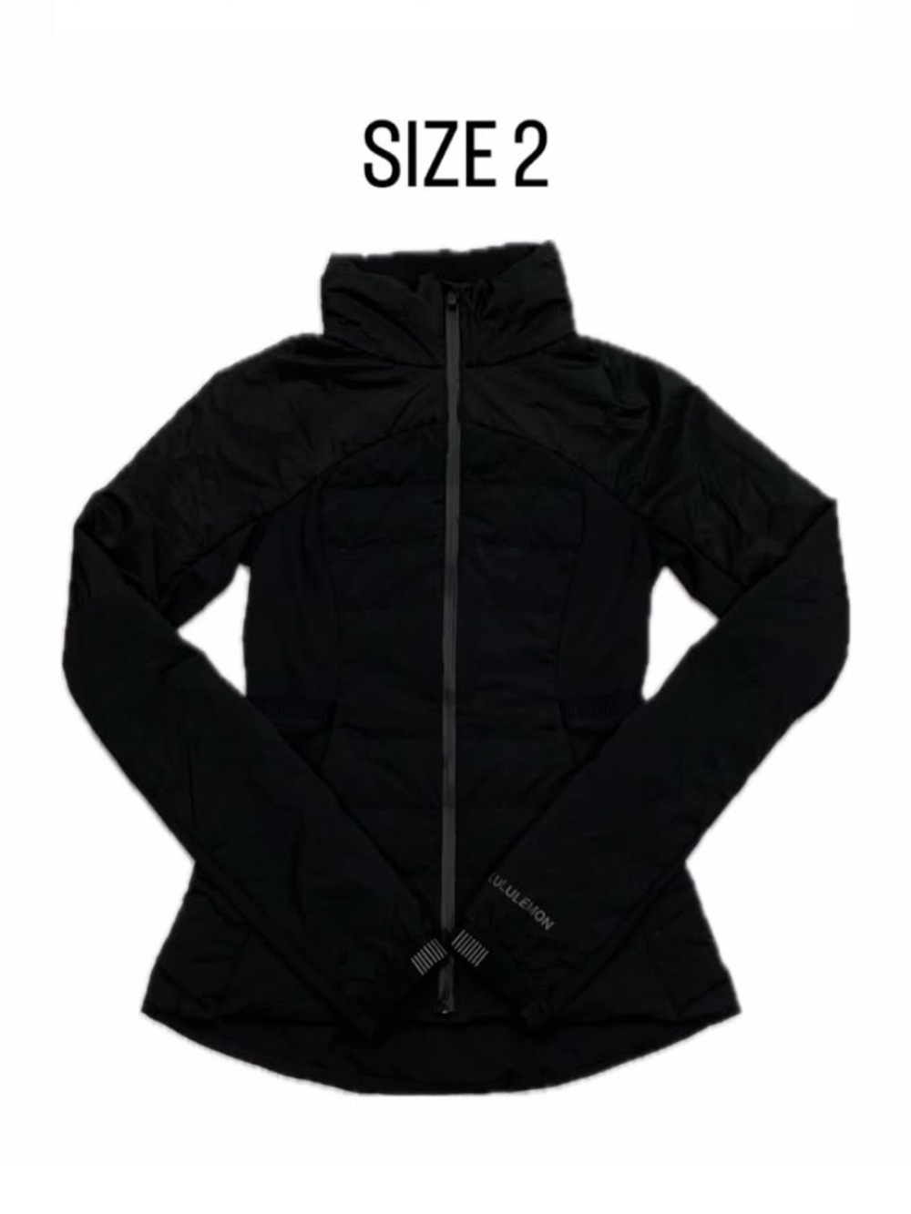 Lululemon Down For It All Jacket Black Size 2